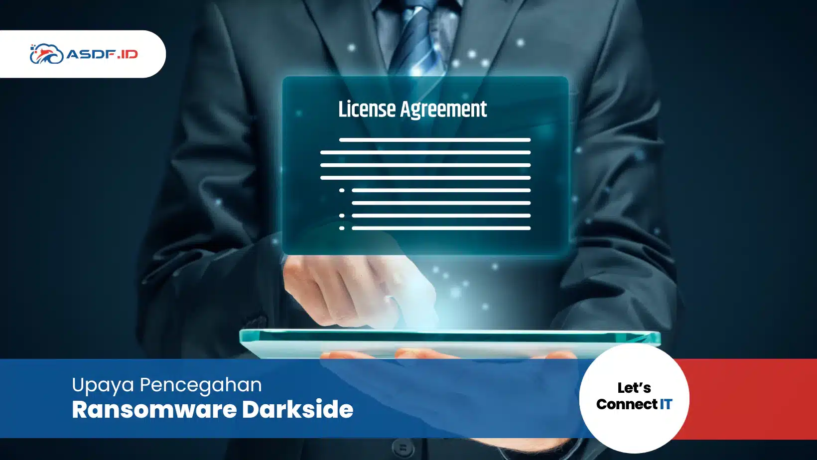 ilustrasi software yang berlisensi sebagai salah satu upaya pencegahan ransomware darkside